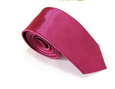 BT001 custom made Sequin tie men's and women's tie formal Korean narrow tie wedding party performance stage tie manufacturer side view